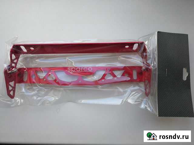 sparco рамка под номер-красная Белогорск - изображение 1