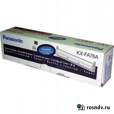 Картридж panasonic KX-FA76A чёрный Ульяновск - изображение 1