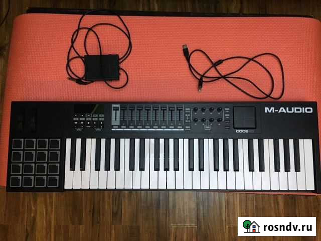 Midi клавиатура m audio 49 с педалью сустейна Ростов-на-Дону - изображение 1