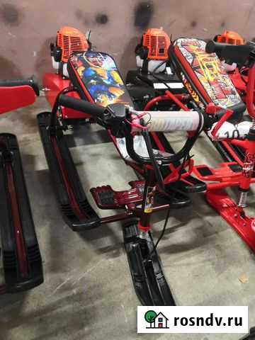 Снегокат бензиновый Классик Чёрно-красный Челябинск - изображение 1