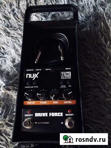 Nux Drive Force педаль эффектов Магнитогорск - изображение 1