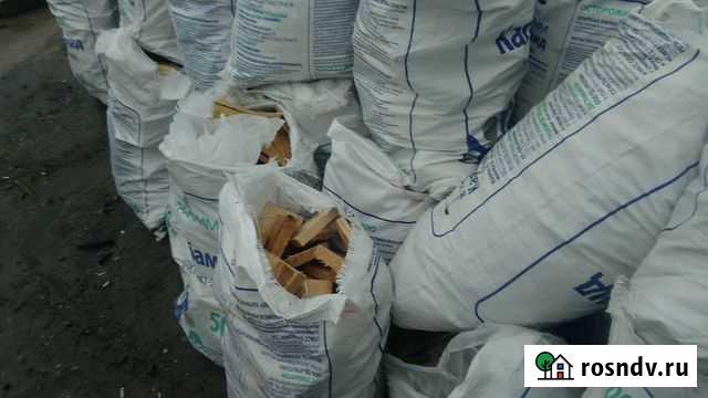 Дрова фасованые, обрезки досок Кострома - изображение 1