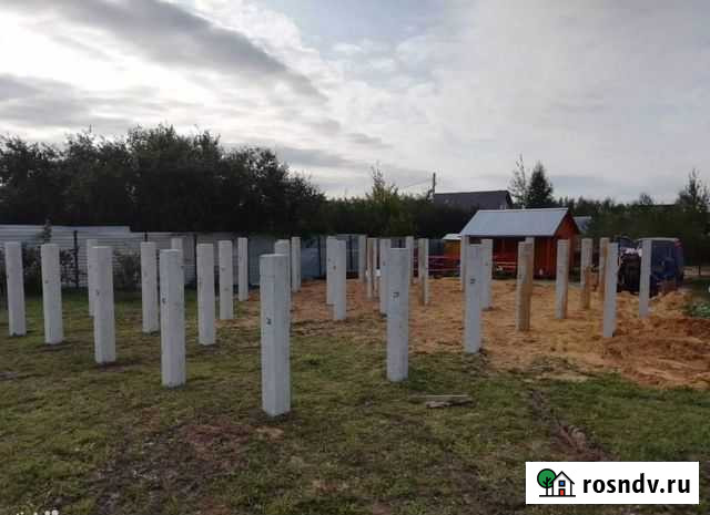 Жб сваи. Фундамент на жб сваях под ключ Луга - изображение 1