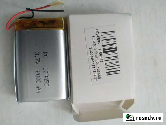 Литиево- полимерная батарея, 2000 mAh Саки - изображение 1