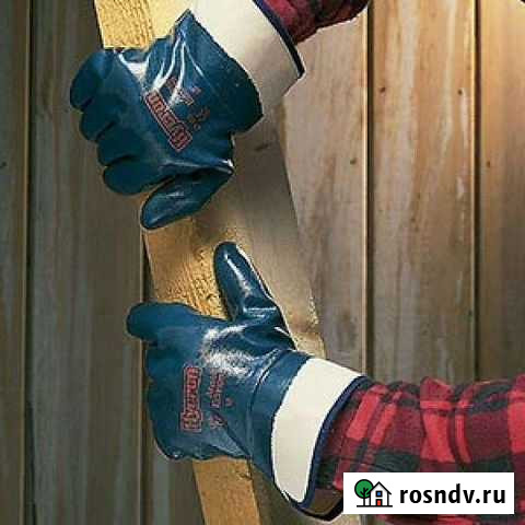 Перчатки-краги с нитриловым покрытием Подольск - изображение 1