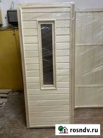 Дверь для бани и сауны из осины Вологда - изображение 1