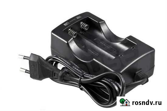 3У для 2-х аккум типа 18650 3,7 V со шнуром 220 Таганрог - изображение 1