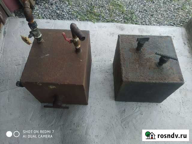 Бачки вакуумные металлические 2шт Шелехов - изображение 1