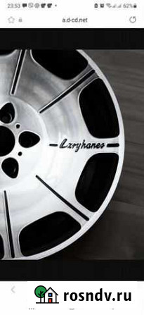 Литье r16 4*100 с резиной r16 205 55, largus logan Красноярск - изображение 1