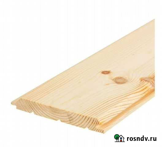 Имитация бруса хвоя 17х140х3000мм Ступино - изображение 1