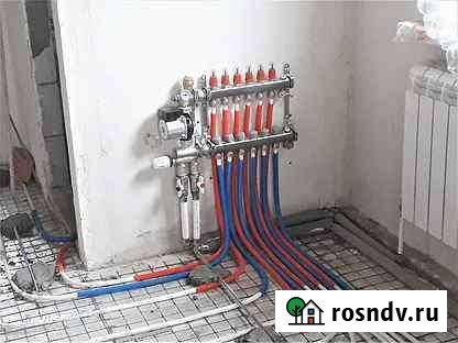 Монтаж систем отопления водоснобжение Алагир - изображение 1