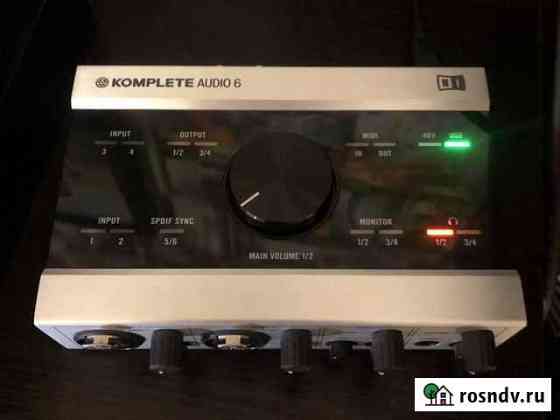 Komplete audio 6, аудио интерфейс professional Волоконовка