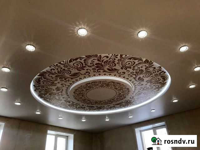 Натяжные потолки фотопечать Самара - изображение 1