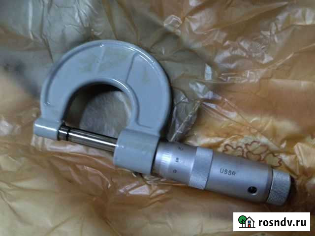 Микрометр мк 0-25 мм СССР Гагарин - изображение 1