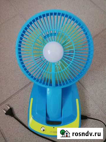 Вентилятор светильник led настольный Краснодар - изображение 1