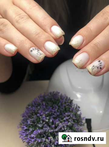 Наращивание ногтей. Покрытие гель -лаком.Педикюр Сызрань - изображение 1