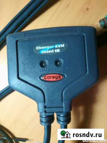 Changer KVM mini 18 2-портовый KVM-переключатель Чебоксары - изображение 1