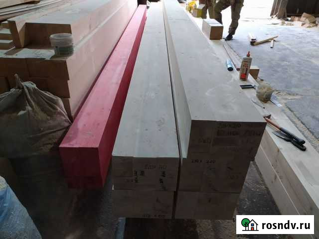 Брус из сосны (клееный) Куровское - изображение 1