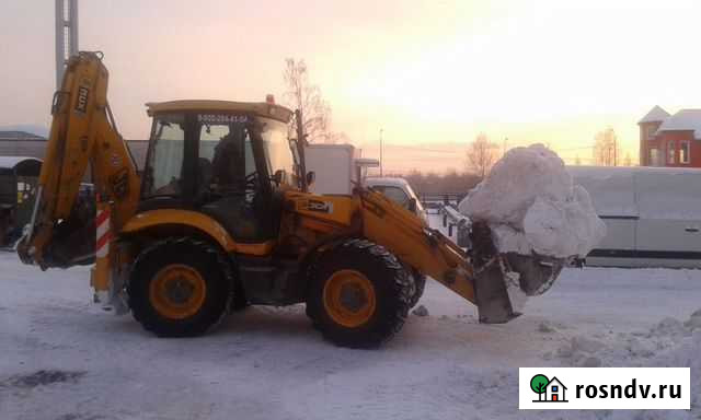 Услуги экскаватора погрузчика Синявино - изображение 1