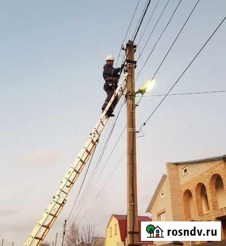 Услуги электрика до 1000V, освещение Липецк - изображение 1