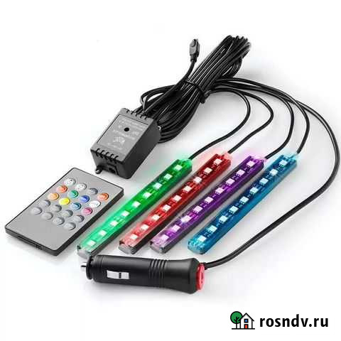 Подсветка в ноги с пультом управления на все машин Сургут - изображение 1