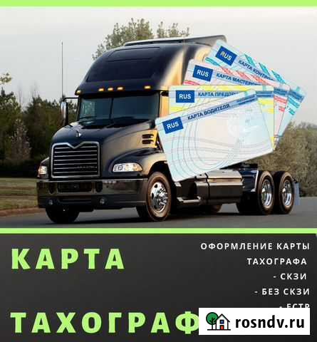 Карта водителя для тахографа Мишкино - изображение 1