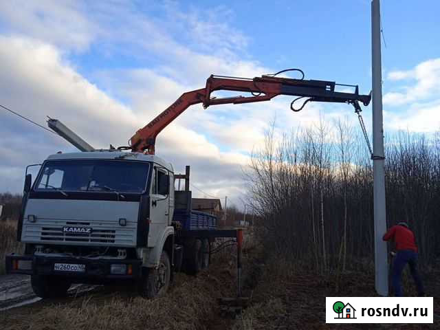 Ямобур доставка и у с т ановка опор лэп Обнинск - изображение 1
