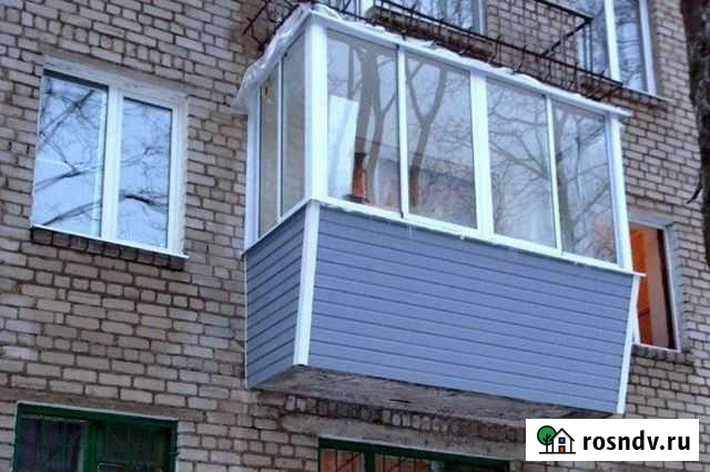 Остекление и утепление балкона Псков - изображение 1