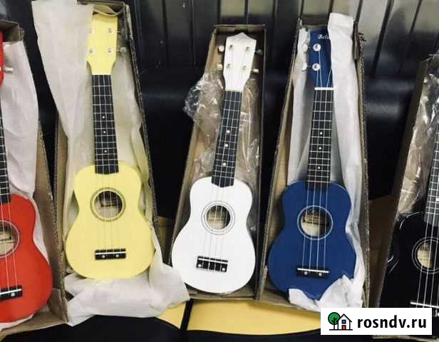 Укулеле новая синяя Барнаул - изображение 1