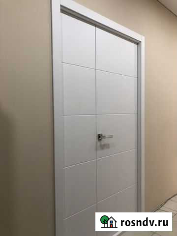 Дверь межкомнатная Дизайн 5 белый снег Пенза - изображение 1