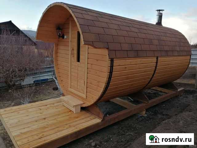 Баня бочка 4 метра осина Анапа - изображение 1