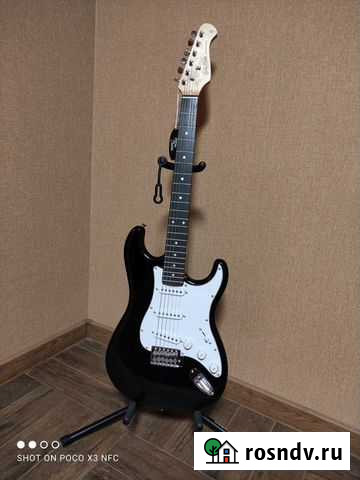 Электрогитара Harley Benton ST-20 BK Серпухов - изображение 1