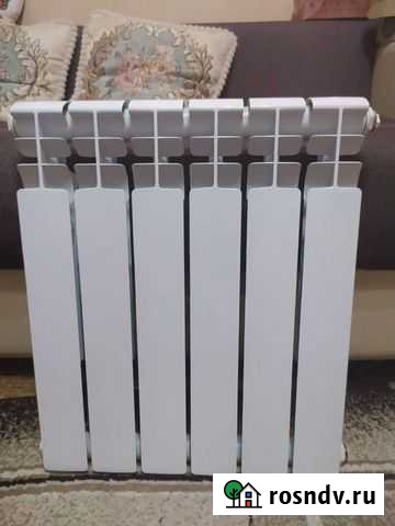 Новый Биметаллический радиатор 6 секций Новосибирск - изображение 1