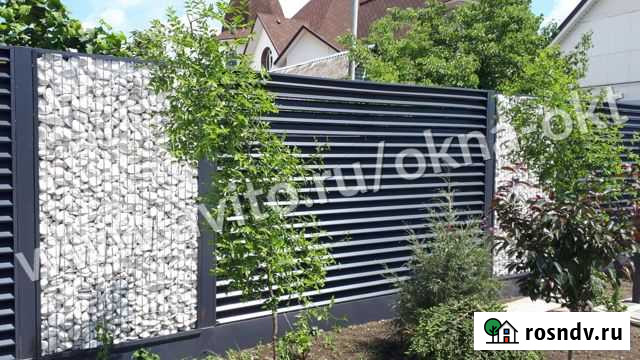 Забор-Жалюзи металлический Октябрьский - изображение 1