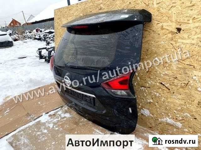 Дверь багажника Nissan X-Trail T-32 черная Орск - изображение 1