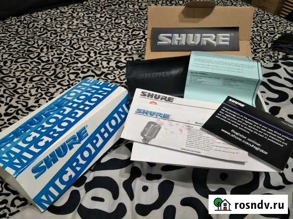 Ретро-микрофон Shure 55SH новый Бугульма - изображение 1