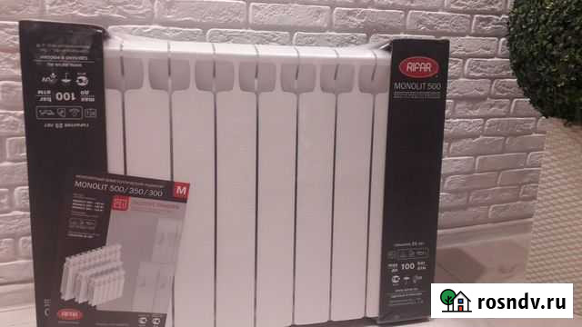 Монолитный биметаллический радиатор rifar Тула - изображение 1