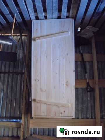 Двери Деревянные (Банные, Межкомнатные, Утепленные Тюмень - изображение 1