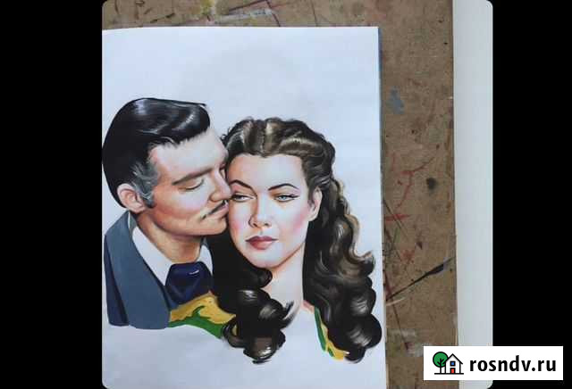 Картина маслом на холсте (пейзаж портрет) Ульяновск - изображение 1