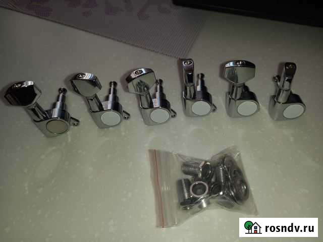 Колки для электрогитары 6шт. ряд Воронеж - изображение 1