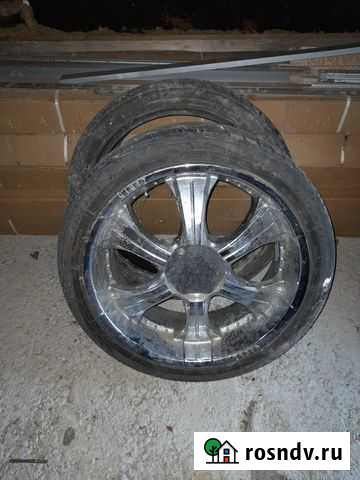 Продам пару с литьем 265\40\22 Биробиджан - изображение 1