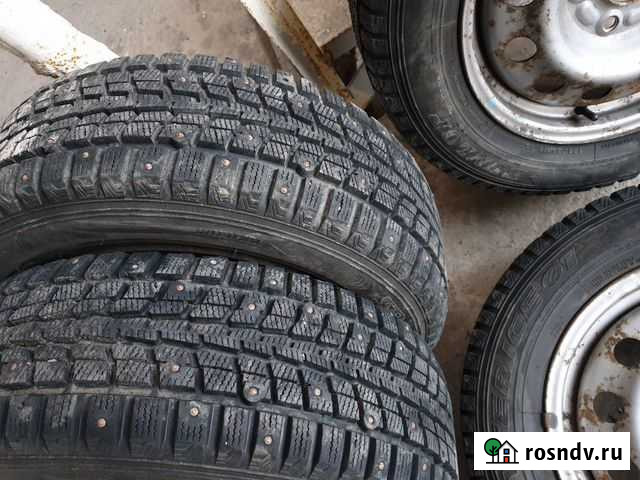 Комплект зимней резины на штампах 195/65/15 Ростов-на-Дону - изображение 1