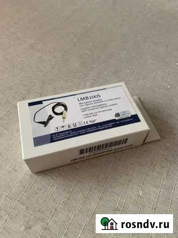 Петличный микрофон DB technologies LMB100s Балашиха - изображение 1