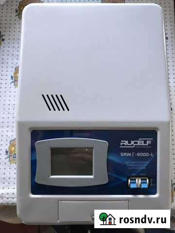 Стабилизатор напряжения Rucelf SRW II 6000 L Петрозаводск - изображение 1