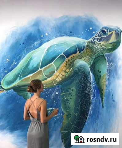 Художественная роспись стен Санкт-Петербург - изображение 1