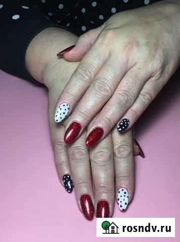 Наращивание,маникюр,покрытие гель-лак,укрепление н Будённовск - изображение 1