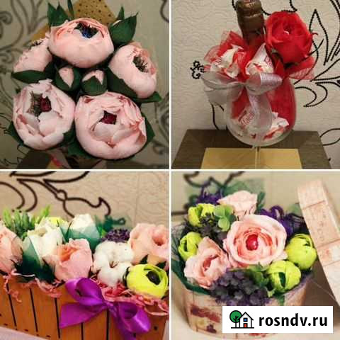Съедобные букеты, композиции, коробки Калининград - изображение 1