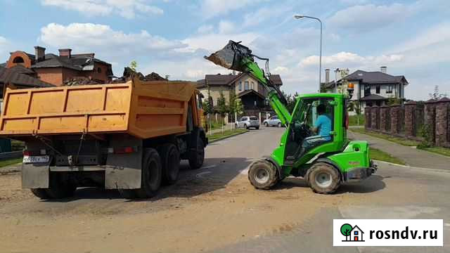 Мини погрузчик.мини экскаватор.Вывоз грунта Курск - изображение 1
