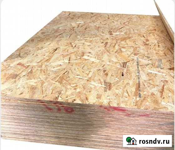 Плита осб 3 osb 9 мм Новая Мака - изображение 1
