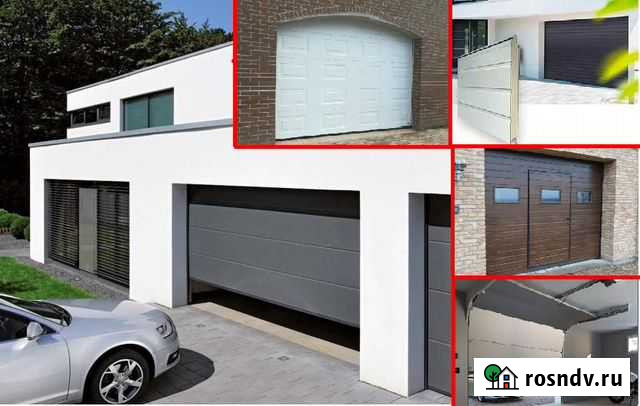 Теплые секционные ворота для гаража Симферополь - изображение 1